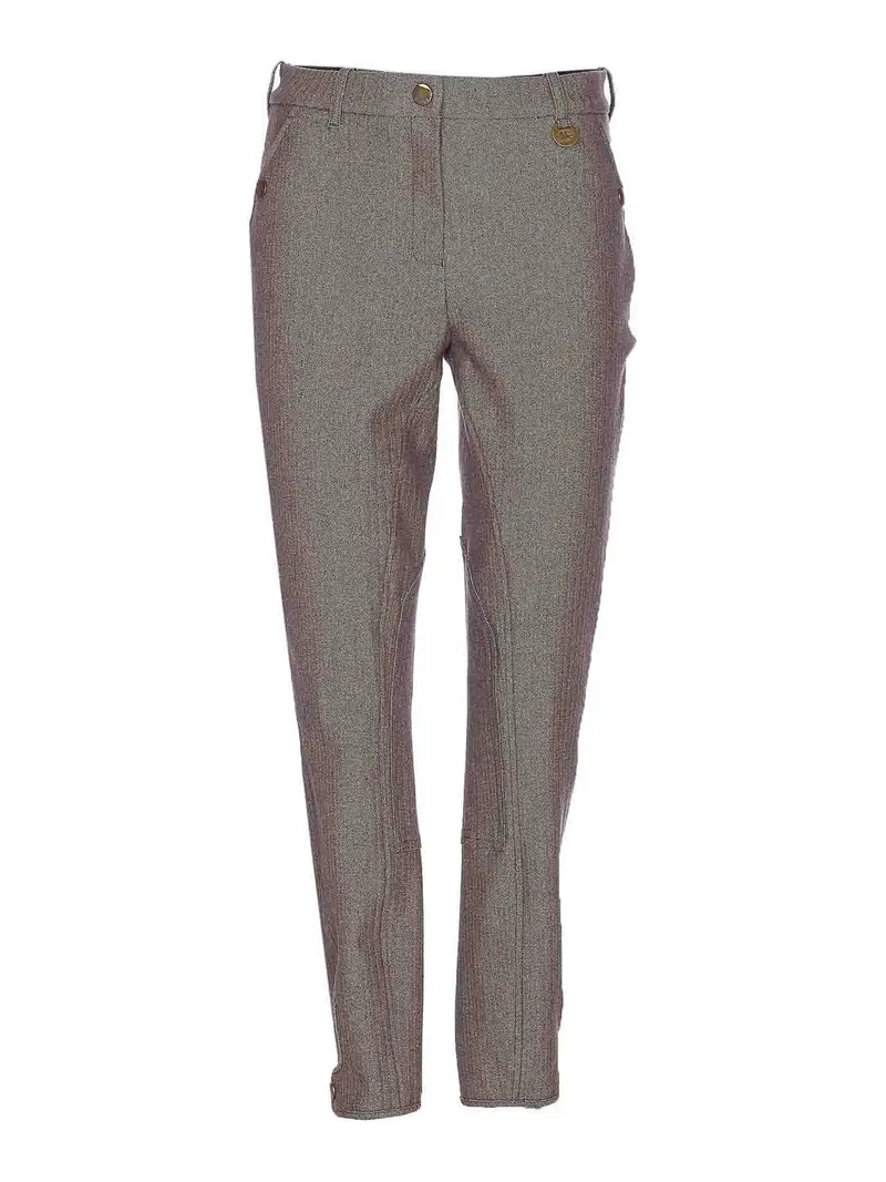 Pantaloni beige Marrone