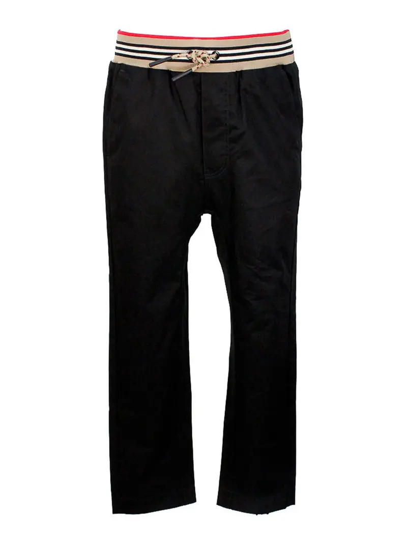 Pantaloni Burberry neri Nero