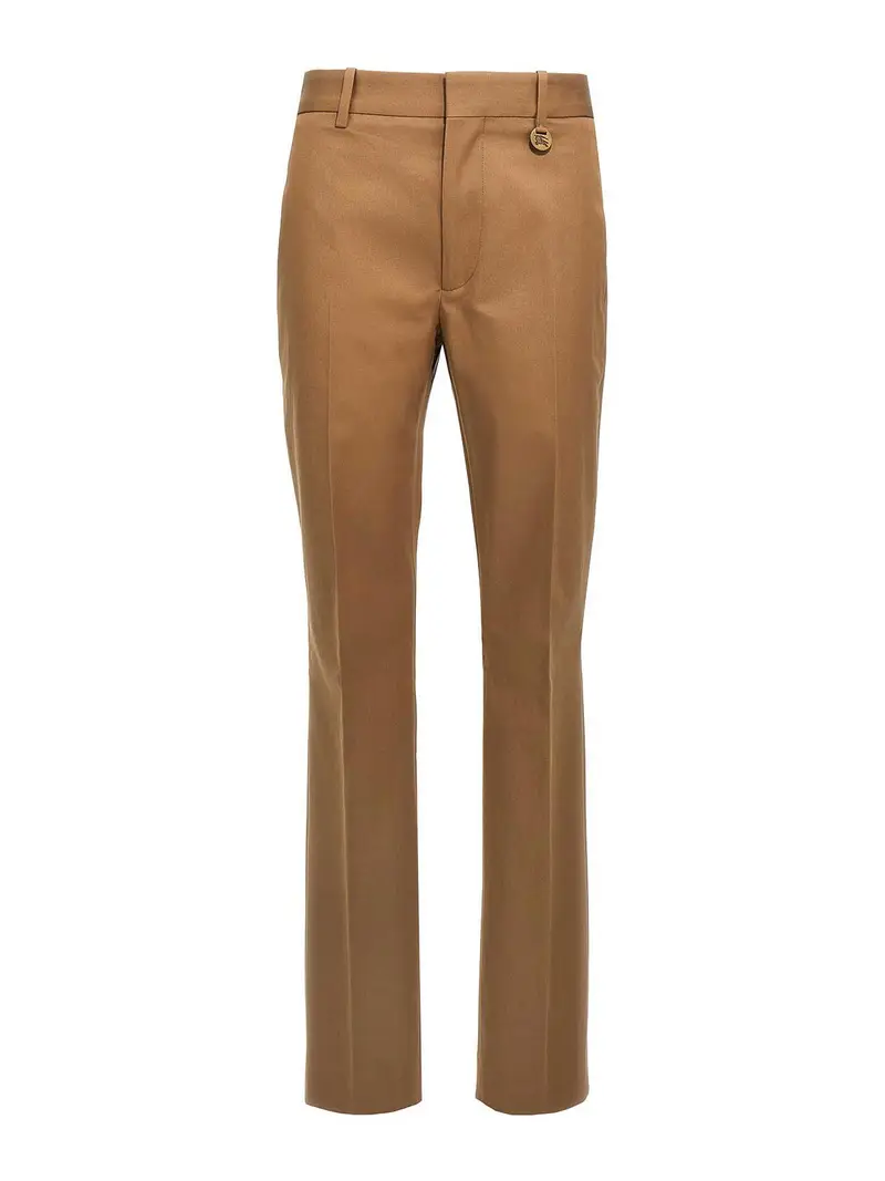 Pantaloni dritti Beige
