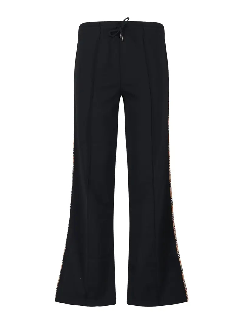 Pantaloni Sportivi Logo Nero