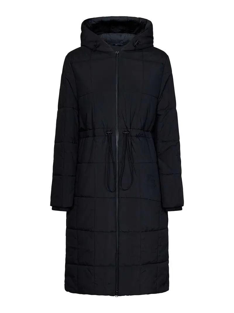 Piumino Nero in Nylon Trapuntato