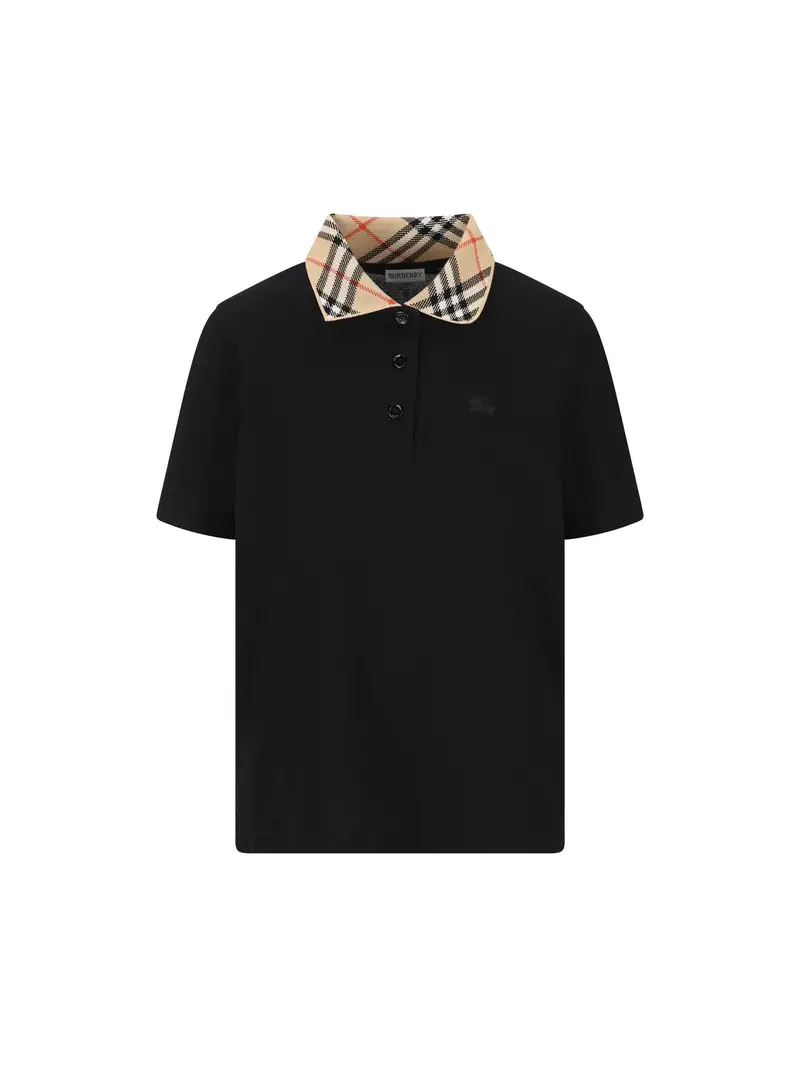 Polo In Cotone NERO