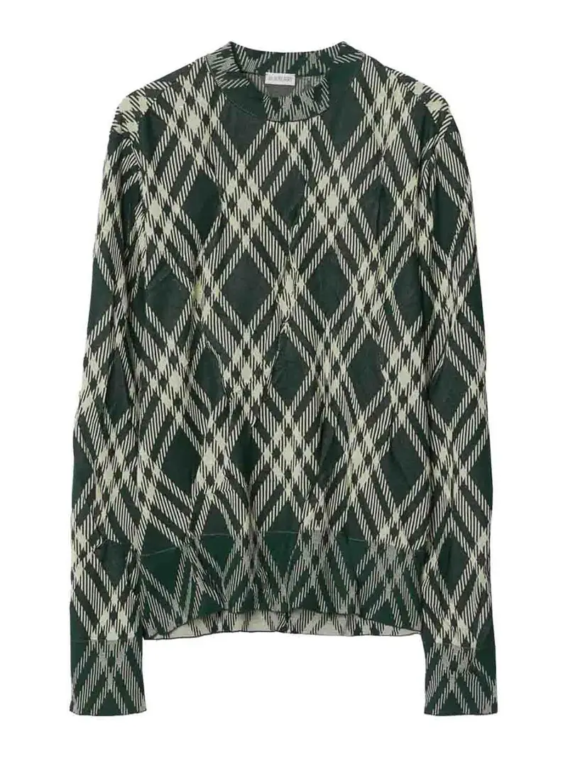 Pullover girocollo Verde Scuro