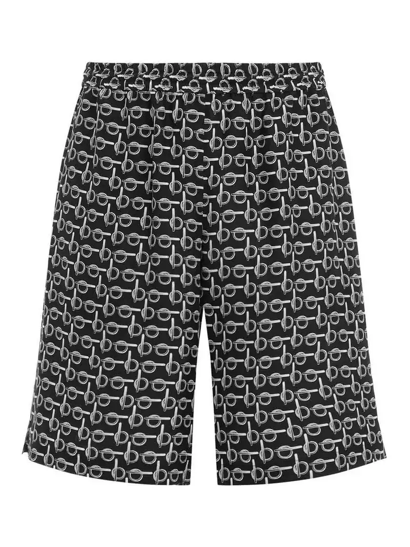 Shorti di seta Argento