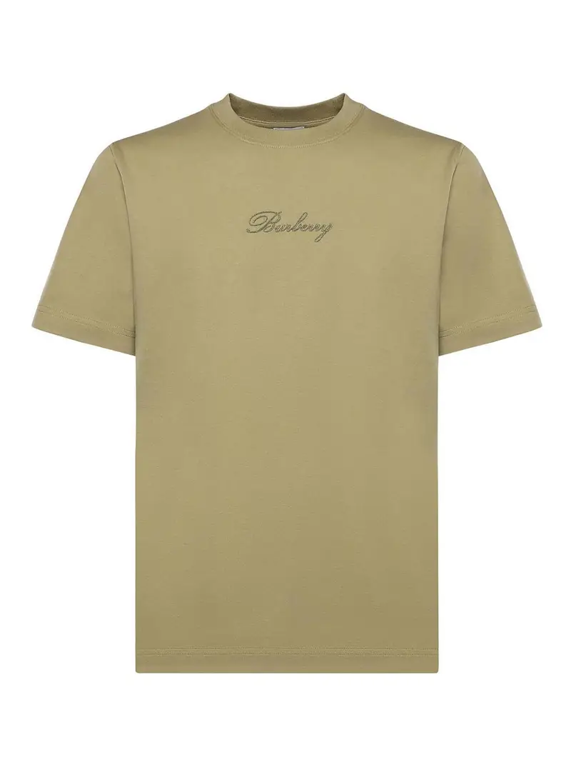 Burberry T-shirt Verde 4204370