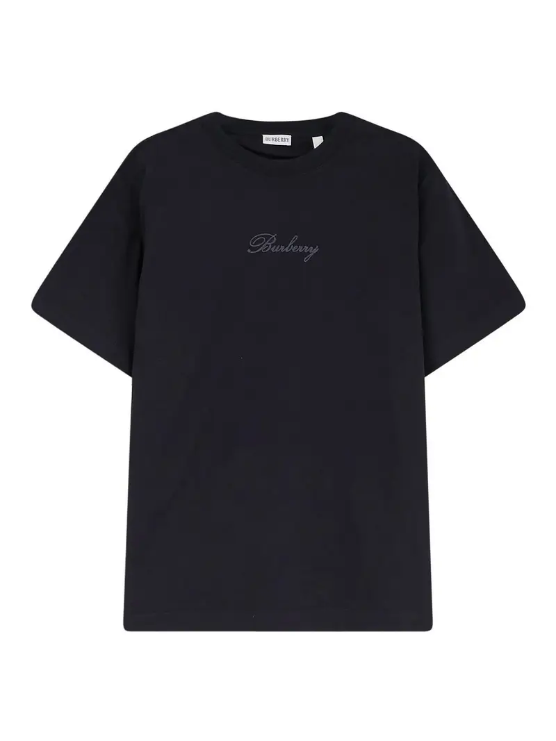T-shirt In Cotone Organico Nero