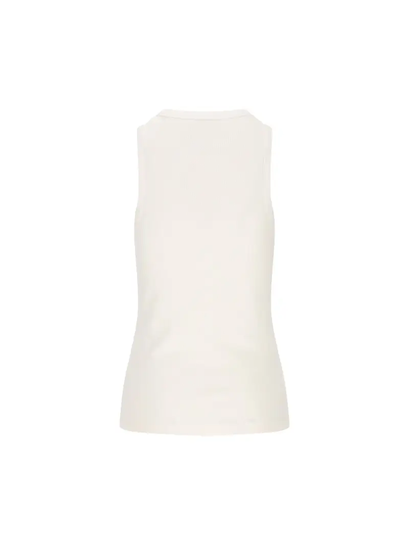 Top In Cotone BIANCO miniatura 2