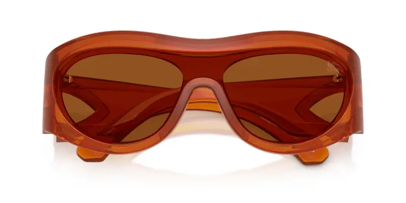 Unisex BE4465 415273 Occhiali da sole Iniettato Rosso Marrone Geometrica Normale miniatura 2