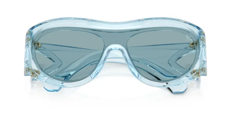 Unisex BE4465 415380 Occhiali da sole Iniettato Blu Blu Geometrica Normale miniatura 2