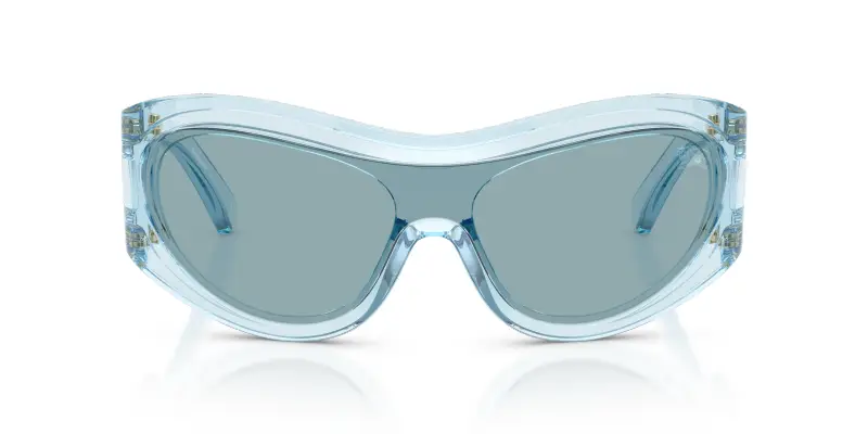 Unisex BE4465 415380 Occhiali da sole Iniettato Blu Blu Geometrica Normale miniatura 3