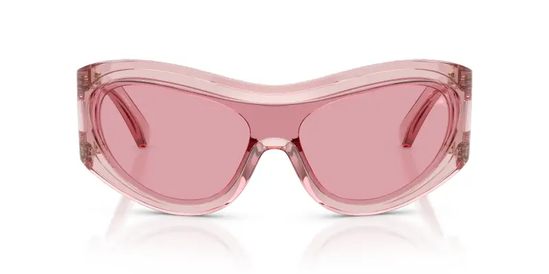 Unisex BE4465 4154/5 Occhiali da sole Iniettato Rosa Rosa Geometrica Normale miniatura 3