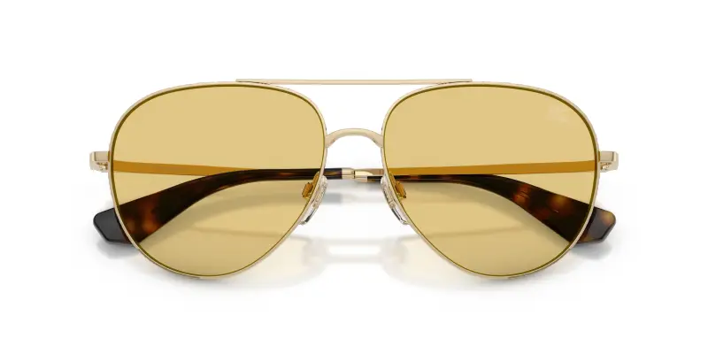 Unisex Burberry BE3172 110985 Occhiali da sole Metallo Oro Giallo Pilot Normale miniatura 2