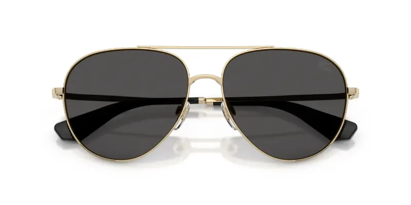 Unisex Burberry BE3172 110987 Occhiali da sole Metallo Oro Grigio Pilot Normale miniatura 2