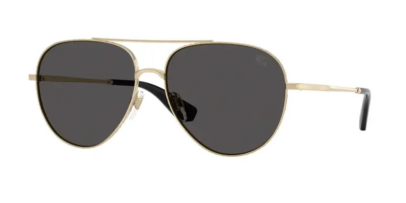 Unisex Burberry BE3172 110987 Occhiali da sole Metallo Oro Grigio Pilot Normale