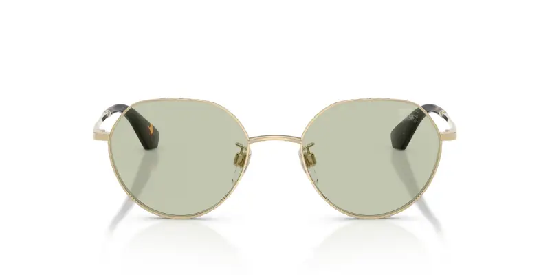 Unisex Burberry BE3173D 1109/2 Occhiali da sole Metallo Oro Verde Rotonda Normale miniatura 3