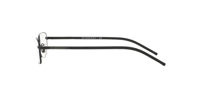 Burberry Uomo BE1268 1007 Montature da vista Acciaio Nero Trasparente Squadrata Normale miniatura 2