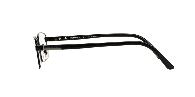 Burberry Uomo BE1287TD 1001 Montature da vista Titanio Nero Trasparente Squadrata Normale miniatura 2