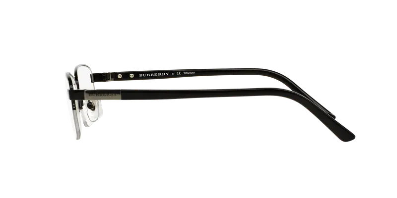 Burberry Uomo BE1288TD 1001 Montature da vista Titanio Nero Trasparente Squadrata Normale miniatura 2