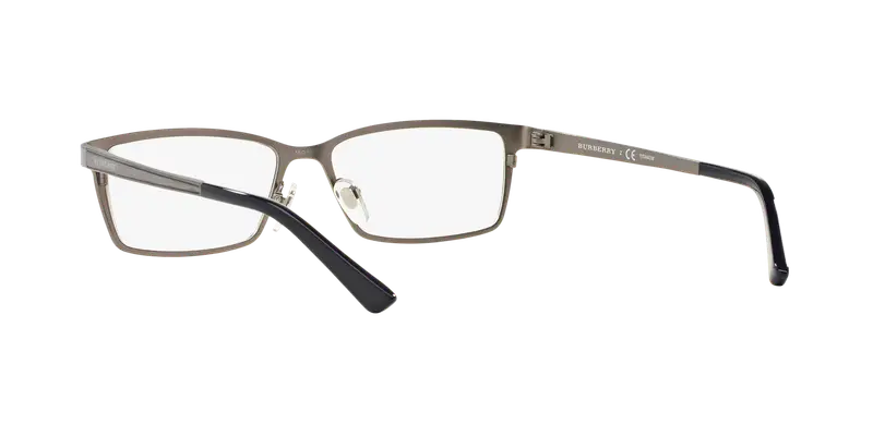 Burberry Uomo BE1292TD 1008 Montature da vista Titanio Grigio Trasparente Squadrata Normale miniatura 3