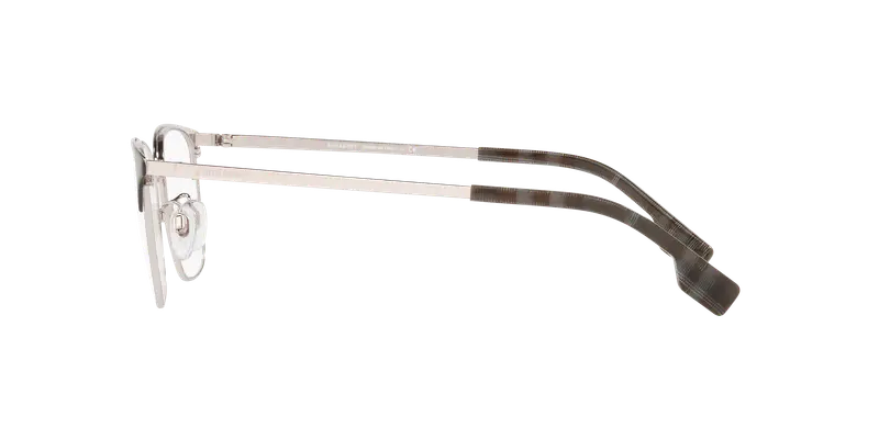 Burberry Uomo BE1338D 1005 Montature da vista Metallo Grigio Trasparente Squadrata Normale miniatura 2