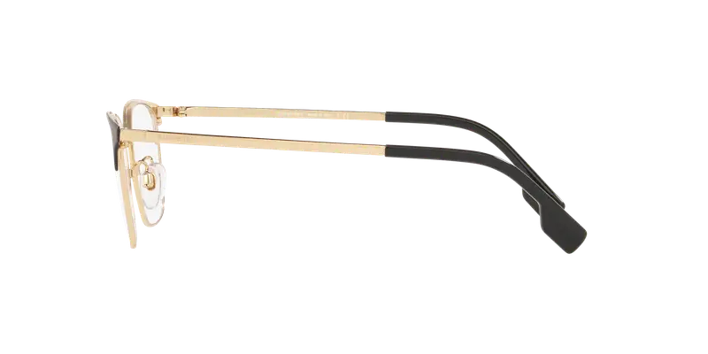 Burberry Uomo BE1338D 1017 Montature da vista Metallo Nero Trasparente Squadrata Normale miniatura 2