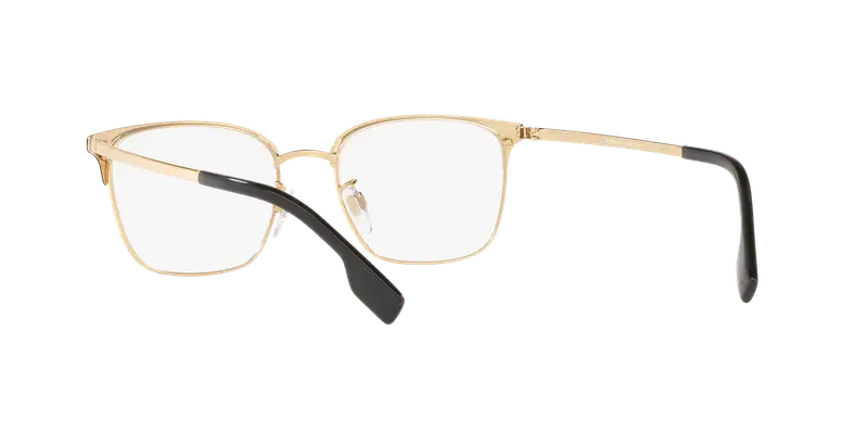 Burberry Uomo BE1338D 1017 Montature da vista Metallo Nero Trasparente Squadrata Normale miniatura 3