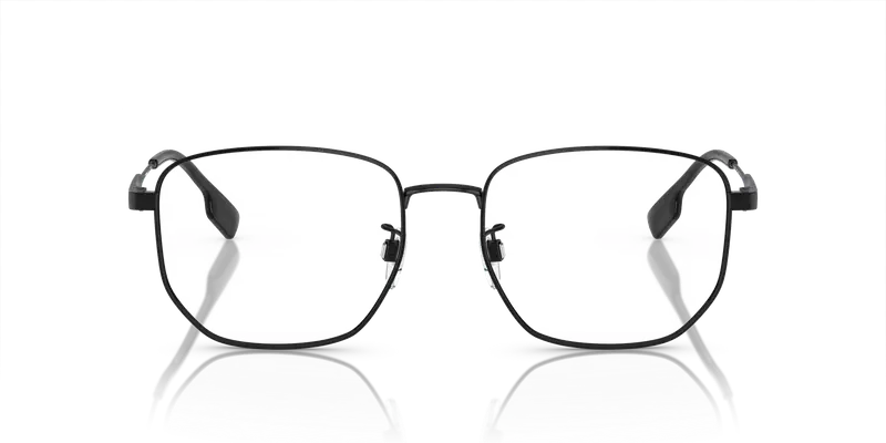 Burberry Uomo BE1352D 1001 Montature da vista Acciaio Nero Trasparente Geometrica Normale miniatura 2