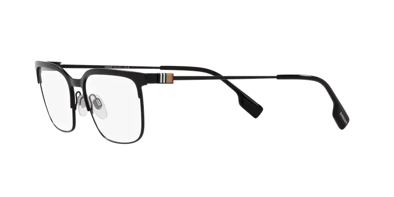 Burberry Uomo BE1375 DOUGLAS 1007 Montature da vista Metallo Nero Trasparente Squadrata Normale miniatura 3