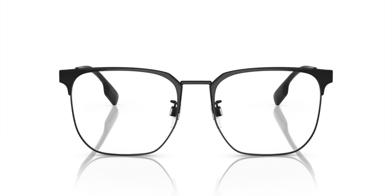 Burberry Uomo BE1383D 1001 Montature da vista Metallo Nero Trasparente Squadrata Normale miniatura 2