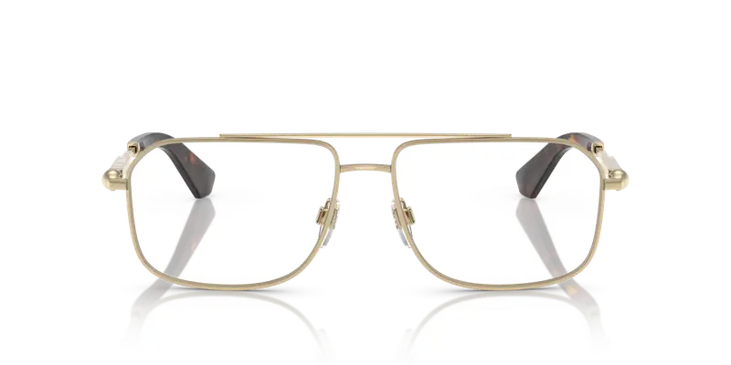 Burberry Uomo BE1391 1109 Montature da vista Metallo Oro Trasparente Squadrata Normale miniatura 2