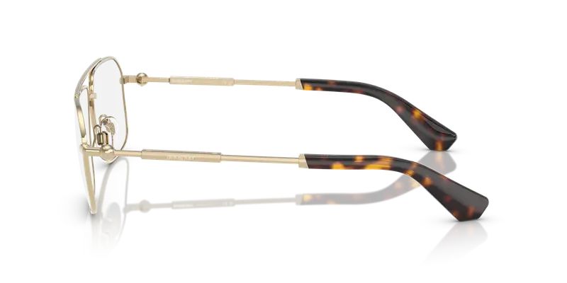 Burberry Uomo BE1391 1109 Montature da vista Metallo Oro Trasparente Squadrata Normale miniatura 3