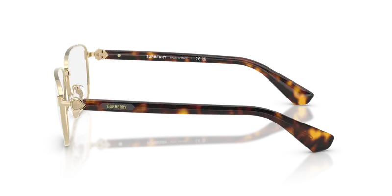 Burberry Uomo BE1393 1109 Montature da vista Metallo Oro Trasparente Squadrata Normale miniatura 3