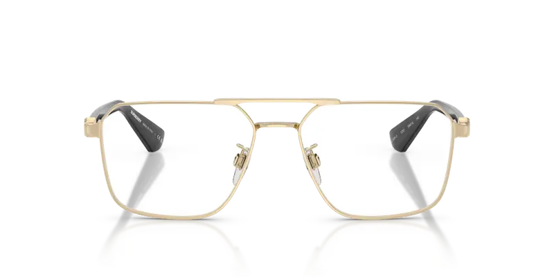 Burberry Uomo BE1395D 1355 Montature da vista Metallo Oro Trasparente Geometrica Normale miniatura 2