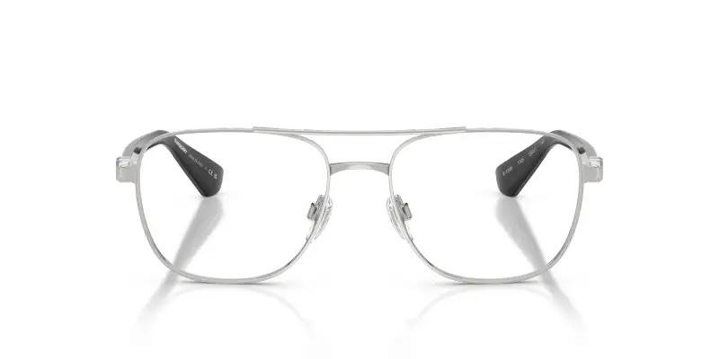 Uomo BE1396 1005 Montature da vista Metallo Argento Trasparente Pilot Normale miniatura 3