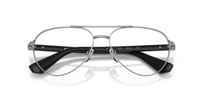 Uomo BE1397 1003 Montature da vista Metallo Grigio Trasparente Pilot Normale miniatura 2