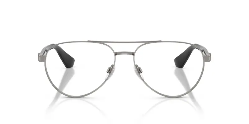 Uomo BE1397 1003 Montature da vista Metallo Grigio Trasparente Pilot Normale miniatura 3