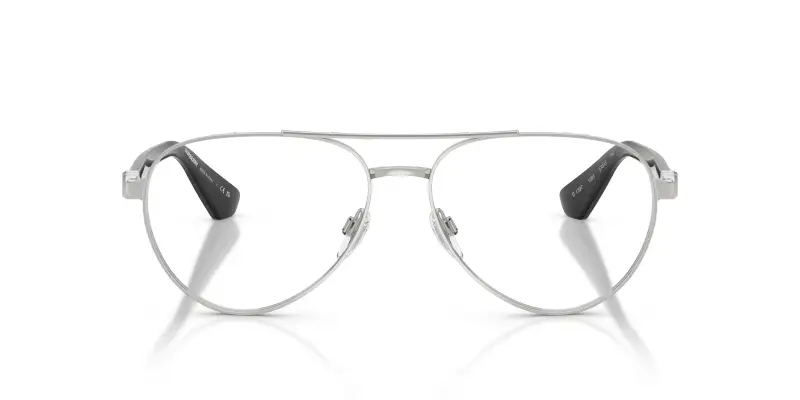 Uomo BE1397 1005 Montature da vista Metallo Argento Trasparente Pilot Normale miniatura 3