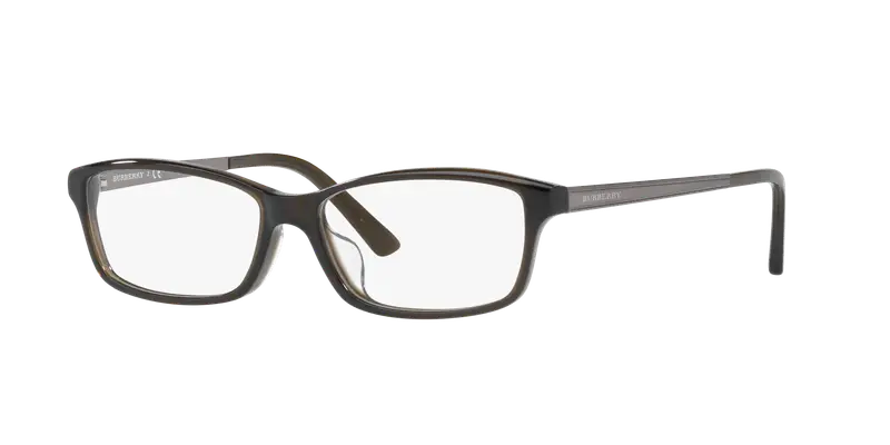 Burberry Uomo BE2217D 3010 Montature da vista Acetato Verde Trasparente Squadrata Normale