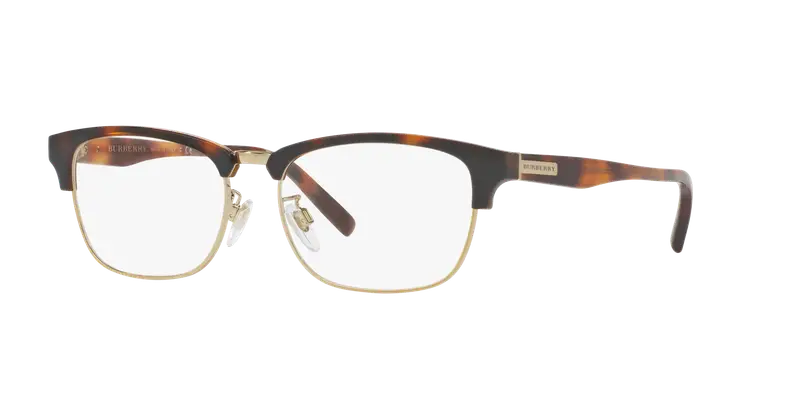 Burberry Uomo BE2238D 3316 Montature da vista Nylon Marrone Trasparente Squadrata Normale