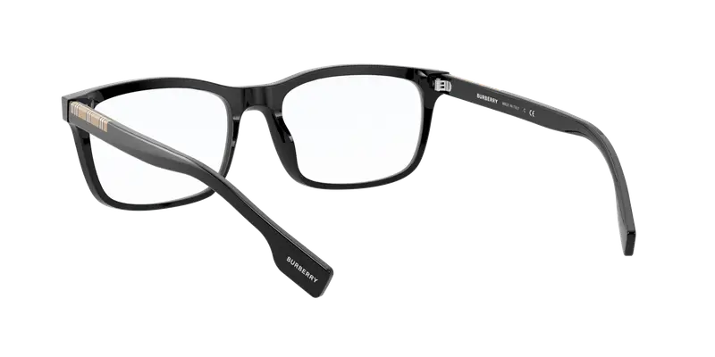 Burberry Uomo BE2334 ELM 3001 Montature da vista Plastica Nero Squadrata miniatura 3