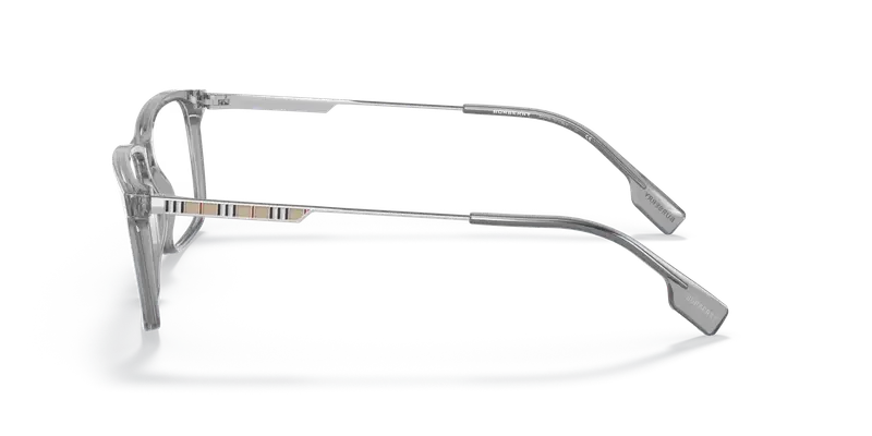 Burberry Uomo BE2339 Harrington 3028 Montature da vista Acetato Grigio Trasparente Squadrata Normale miniatura 3