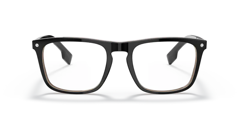 Burberry Uomo BE2340 BOLTON 3798 Montature da vista Acetato Nero Trasparente Squadrata Normale miniatura 2