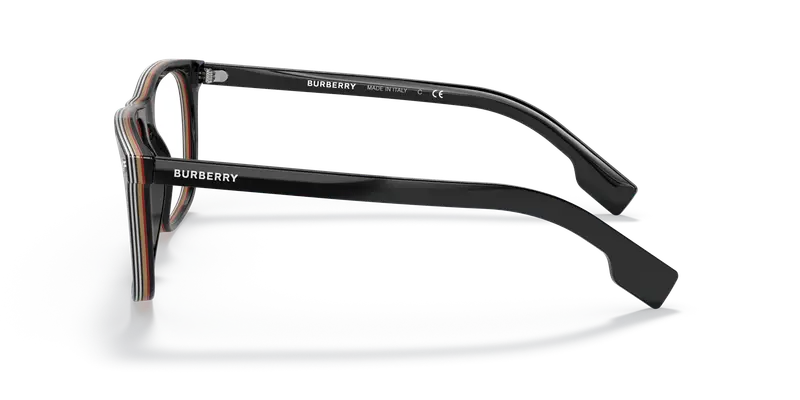 Burberry Uomo BE2340 BOLTON 3798 Montature da vista Acetato Nero Trasparente Squadrata Normale miniatura 3