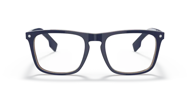 Burberry Uomo BE2340 BOLTON 3799 Montature da vista Acetato Blu Trasparente Squadrata Normale miniatura 2