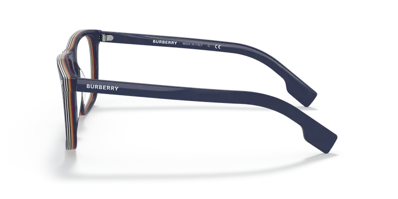 Burberry Uomo BE2340 BOLTON 3799 Montature da vista Acetato Blu Trasparente Squadrata Normale miniatura 3