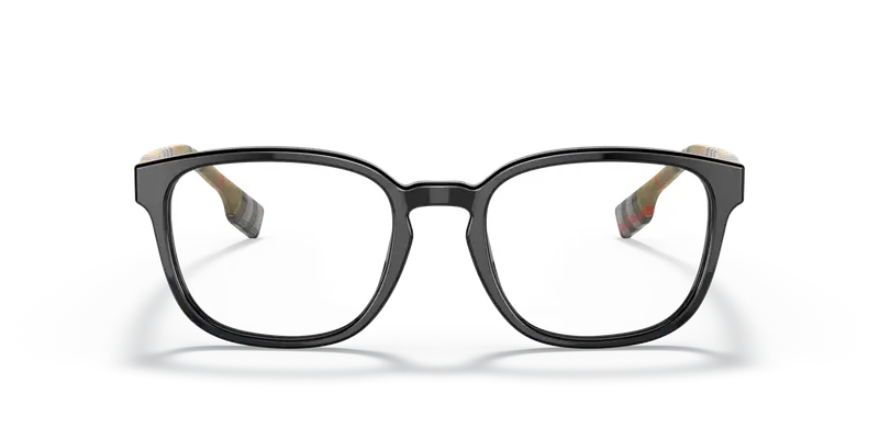 Burberry Uomo BE2344 EDISON 3952 Montature da vista Acetato Nero Trasparente Squadrata Normale miniatura 2