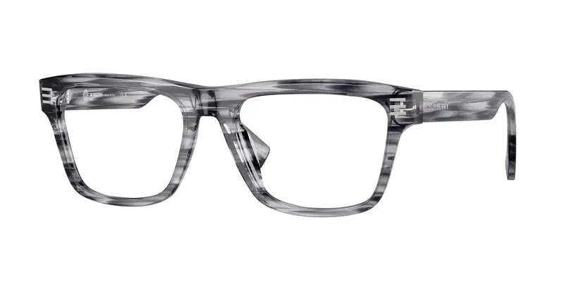 Uomo BE2387 4097 Montature da vista Acetato Grigio Trasparente Squadrata Normale