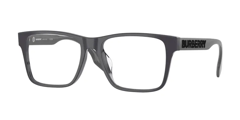 Burberry Uomo BE2393D  4185 Montature da vista Acetato Grigio Trasparente Squadrata Normale