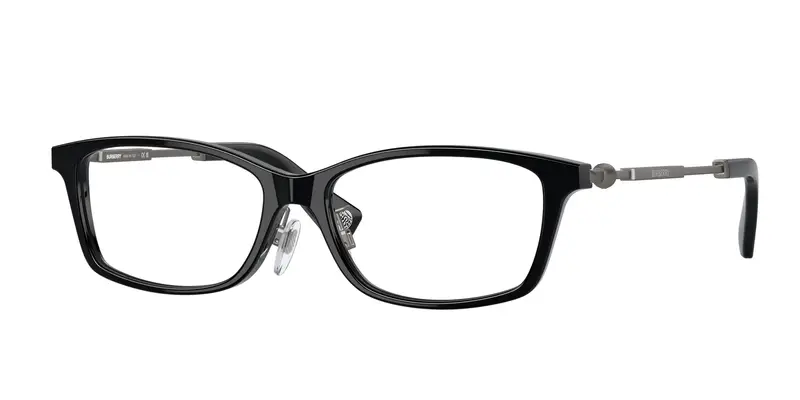 Burberry Uomo BE2414D  3001 Montature da vista Acetato Nero Trasparente Squadrata Normale