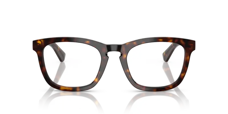 Burberry Uomo BE2417 3002 Montature da vista Acetato Marrone Trasparente Squadrata Normale miniatura 2